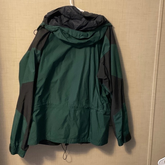 Marmot Forest Green and Charcoal Raincoat - Picture 3 of 7